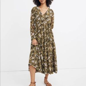 Floral Print Midi Dress